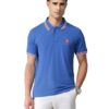 U.S. Polo ASSN. Solid Slim Fit Polo T Shirts for Men - 100% Cotton, Half Sleeves Mens Tshirt
